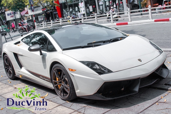 Cho thuê siêu xe Lamborghini Gallardo trắng
