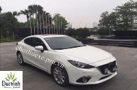 Cho thuê xe du lịch Mazda 3 2016 màu trắng giá rẻ tại hà nội